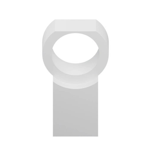 Круглый крепёж с отверстиями