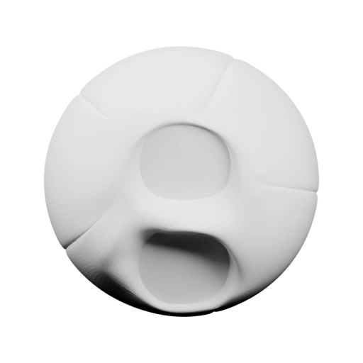 Симметричный объект с двумя отверстиями