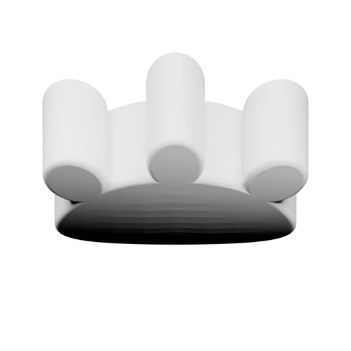 Симметричный светильник с тремя элементами