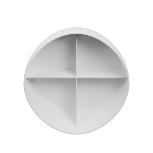 Круглый полочный шкаф