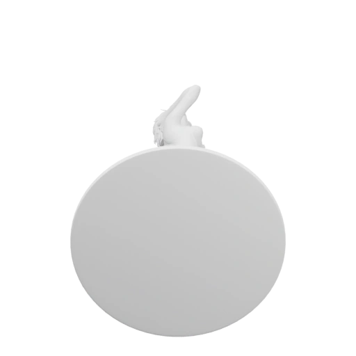 Устройство с круглой основой и выступающей ручкой