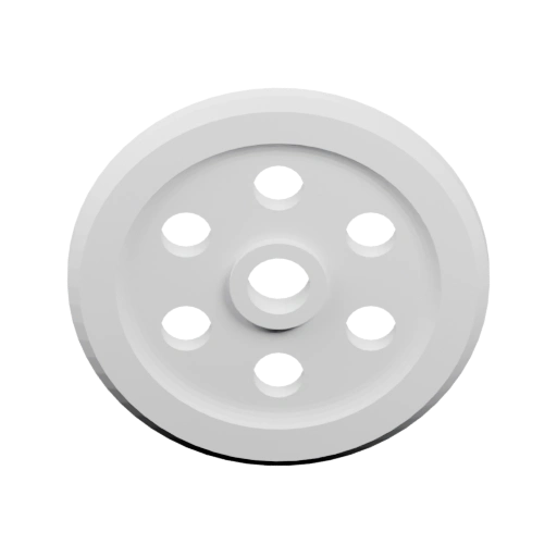 Круглый разъем с отверстиями