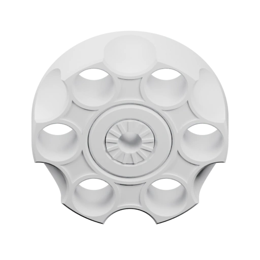 Симметричный круглый элемент с отверстиями