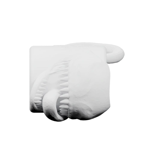 Кружка с рельефным узором, напоминающим змеиную чешую