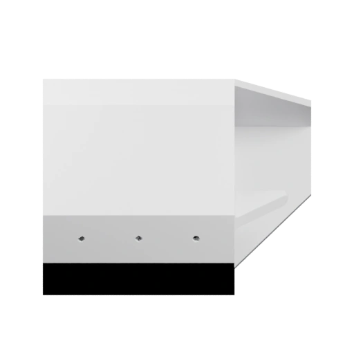 Угловая полка с отверстиями