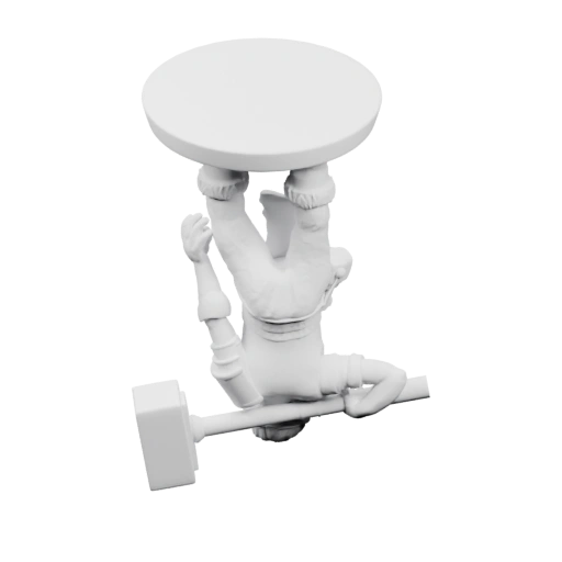 Человек в кузне с молотом