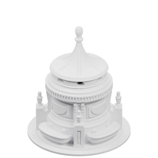 Купольная конструкция с боковыми отверстиями