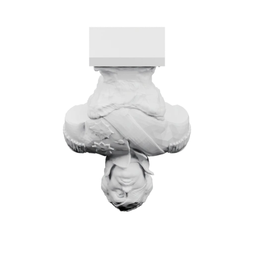 Скульптура в виде головы