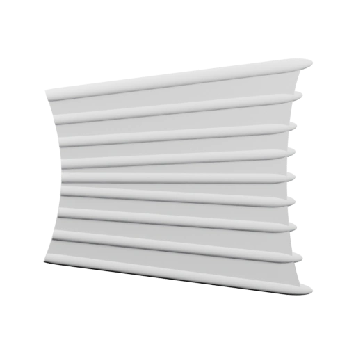 Панель с горизонтальными полосами