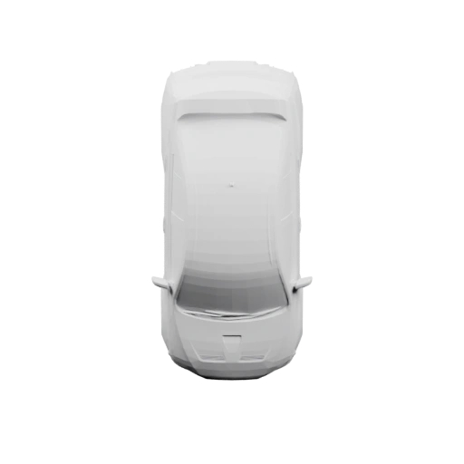 Автомобиль с характерной формой кузова