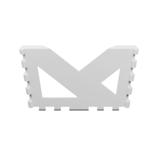 Геометрическая форма буквы М