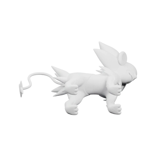 Левоподобный персонаж с хвостом