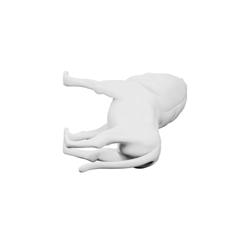 Лев в спокойном положении