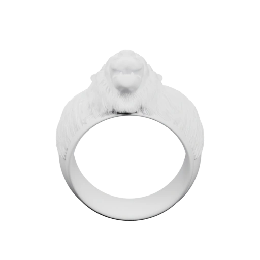 Лев с крыльями на кольце