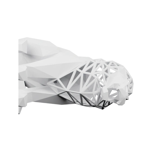 Стилизованная 3D модель дракона