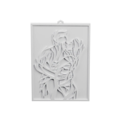 Статуя в стиле линий