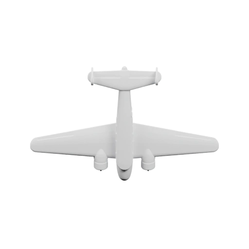 Транспортный самолёт с двумя двигателями