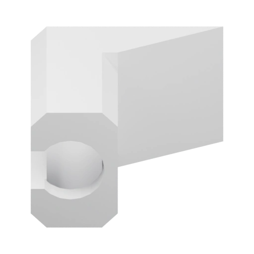 Угловой элемент с отверстием