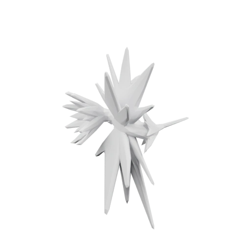 Абстрактная снежная форма