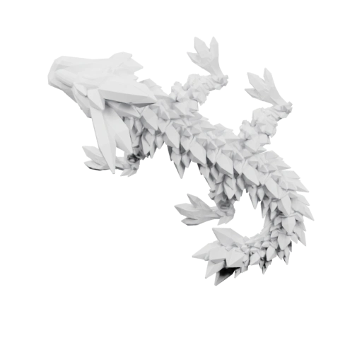 Дракон с острыми шипами