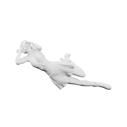 Девушка в легком платье