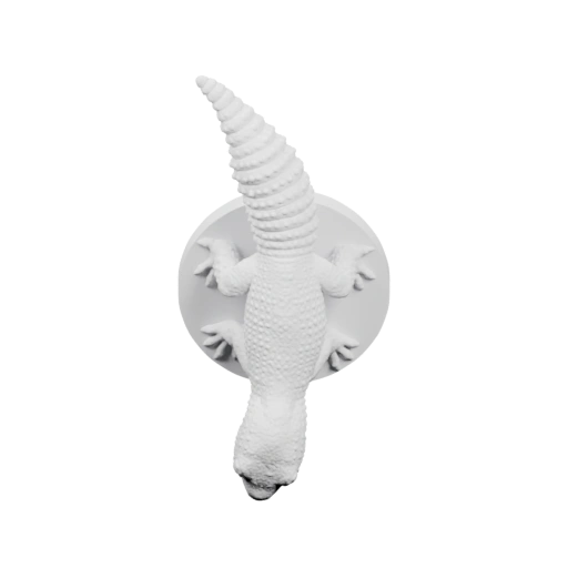 Статуэтка геккона на круглой основе