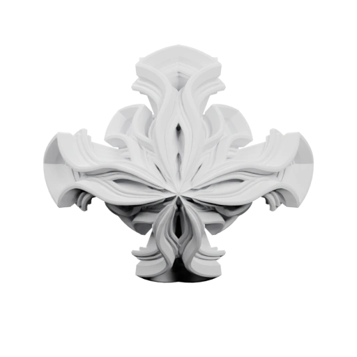 Симметричная 3D модель