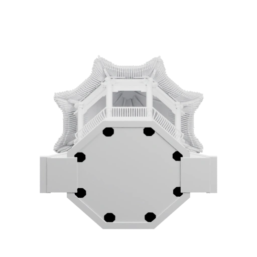 Симметричная конструкция с крышей