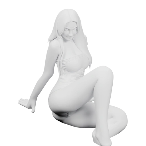 Женщина в легком платье