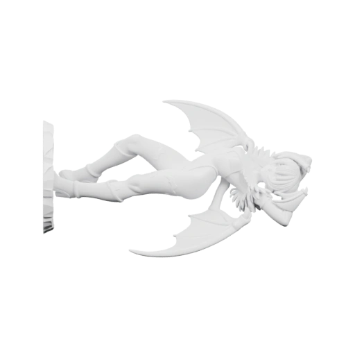 Существо с крыльями и оружием