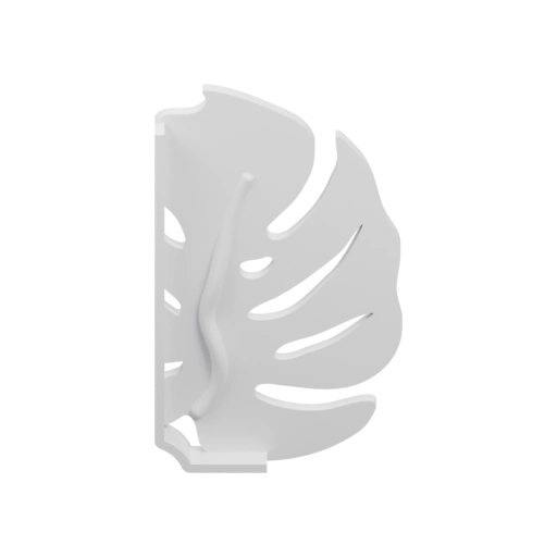 Лист с вырезами и текстурой