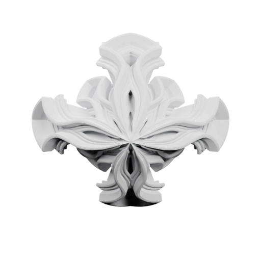 Симметричный листовой узор