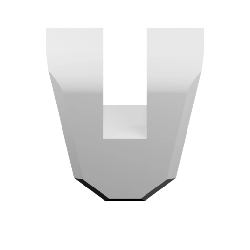 Символ V в стиле 3D