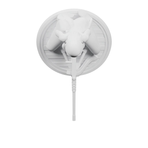 Лопатка с фигурой на круглом основании