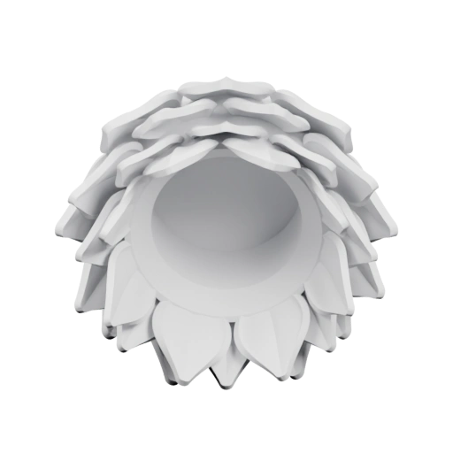 Симметричный лотосовый узор