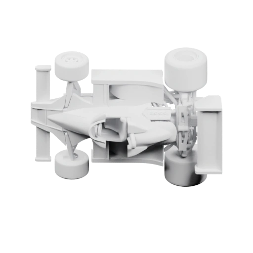 Гоночный автомобиль с открытым кузовом