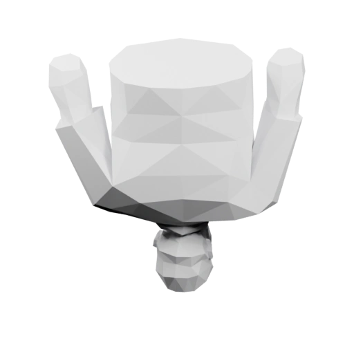 Статуэтка руки с пальцами