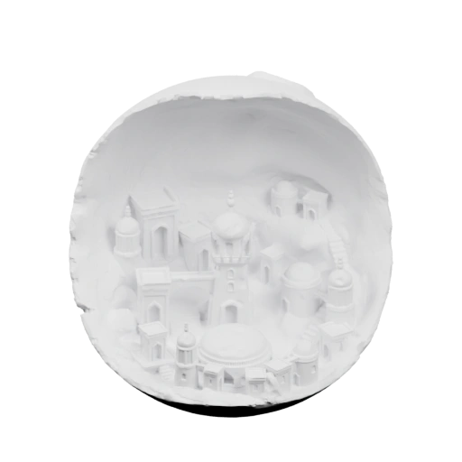 Миниатюрный город на луне