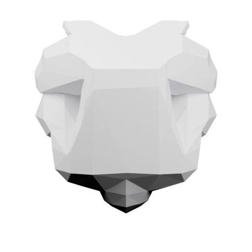 Геометрический львиный головной убор