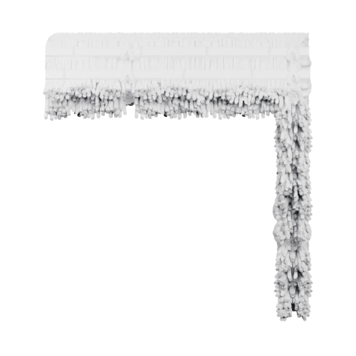 Л-образный объект с текстурой