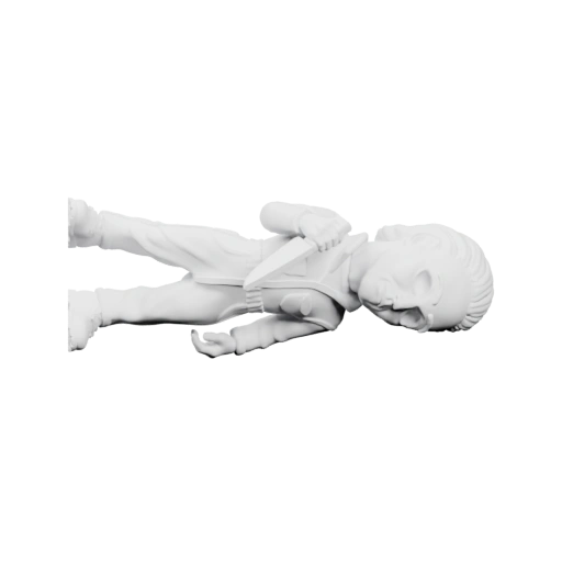 Лежащий на спине персонаж