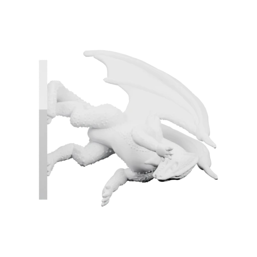 Сидит на стене с крыльями