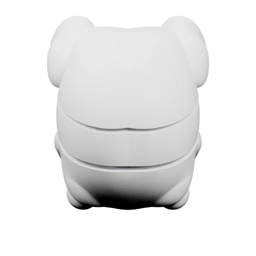 Маленький лягушонок с округлыми формами