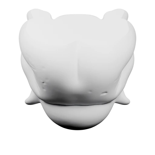 Маленький демон с ушами и хвостом