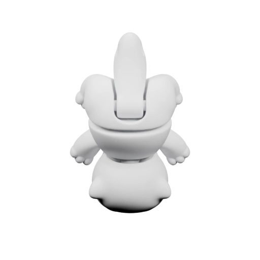 Улыбающийся персонаж с ветвями