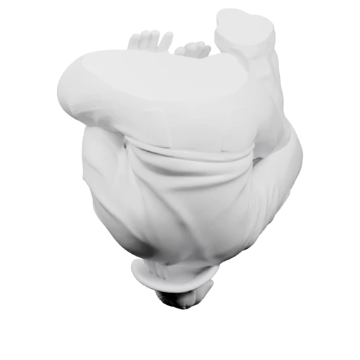 Мальчик в позе сидя