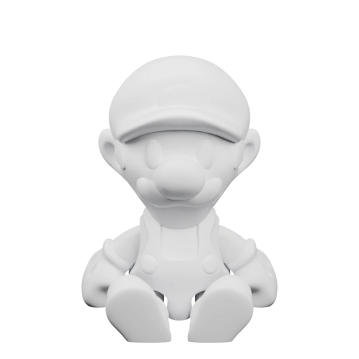 Сидящий персонаж в кепке