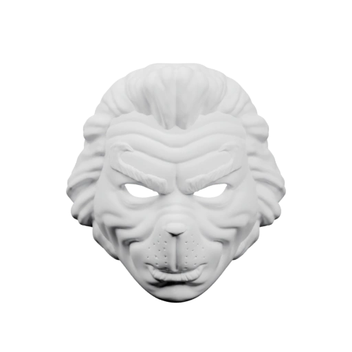 Маска с характерными чертами Гринча