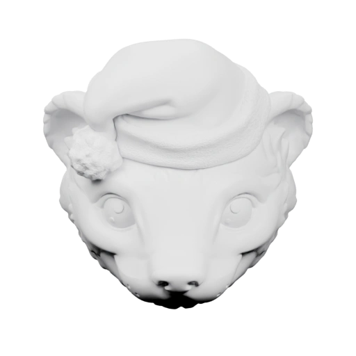 Маска лисы в шляпе