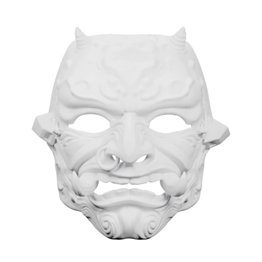 Детализированная маска с рельефными узорами